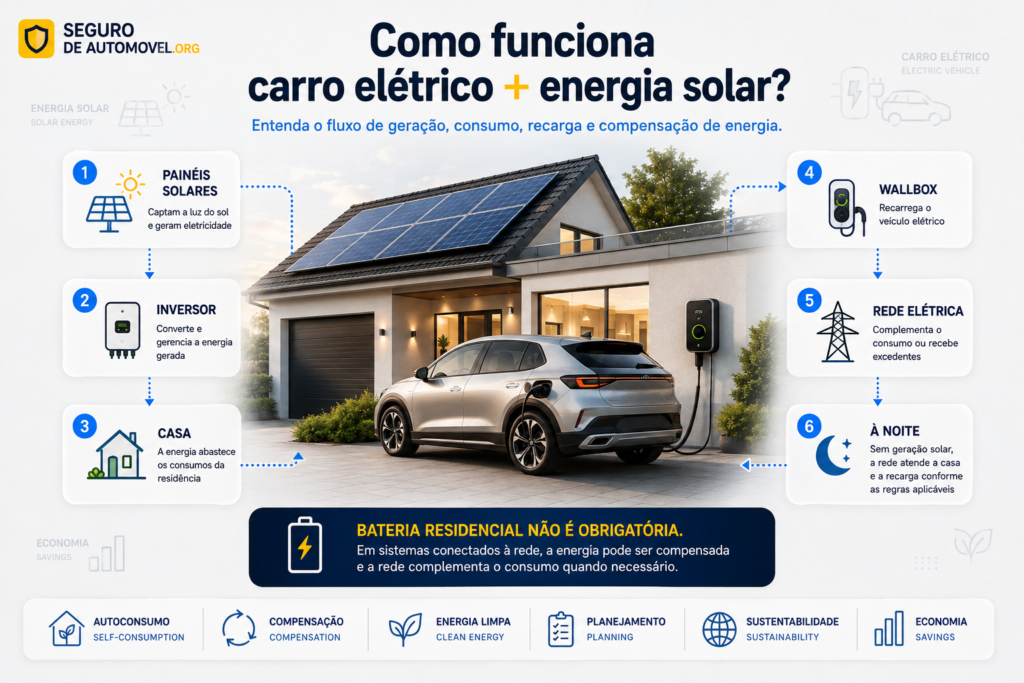 carro eletrico ou energia solar
