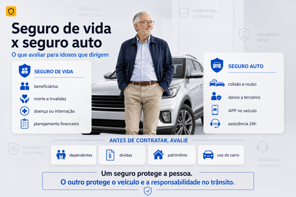 seguro de vida para idosos e carros