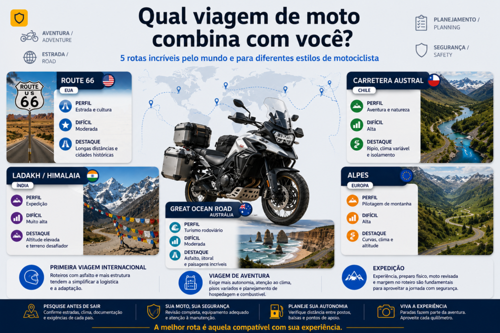 viajando de moto pelo mundo